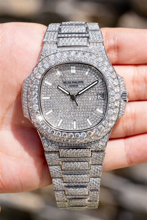 patek philippe ring nautilus|Patek Philippe Nautilus full diamond.